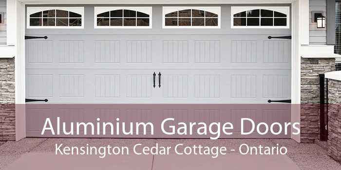Aluminium Garage Doors Kensington Cedar Cottage - Ontario