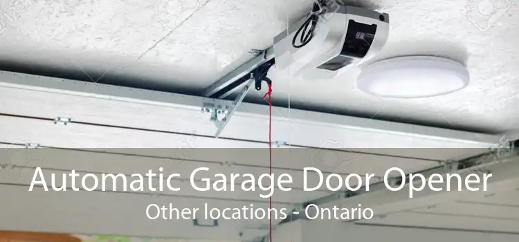 Automatic Garage Door Opener Other locations - Ontario
