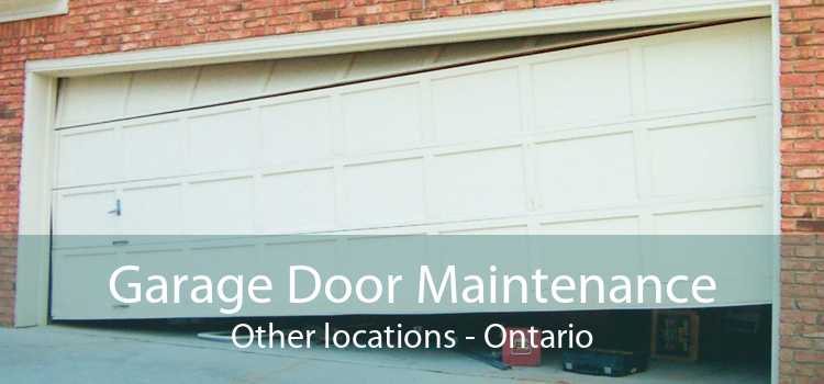 Garage Door Maintenance Other locations - Ontario