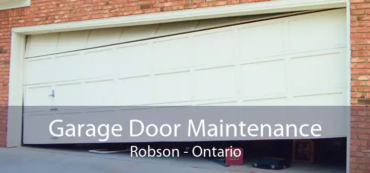 Garage Door Maintenance Robson - Ontario