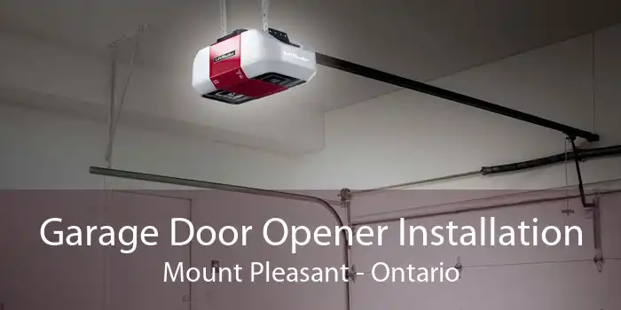 Garage Door Opener Installation Mount Pleasant - Ontario