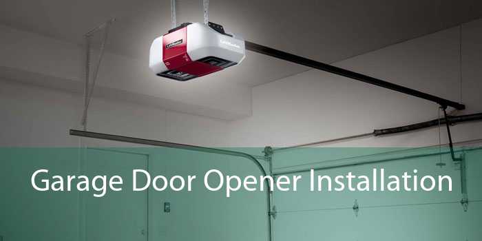 Garage Door Opener Installation, How To Change Garage Door Opener