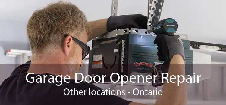 Garage Door Opener Repair Other locations - Ontario