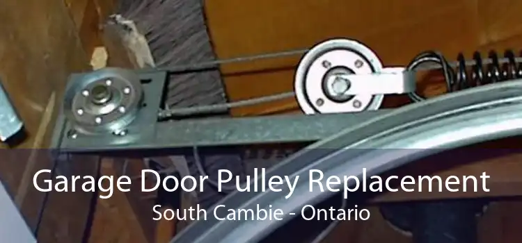 Garage Door Pulley Replacement South Cambie - Ontario