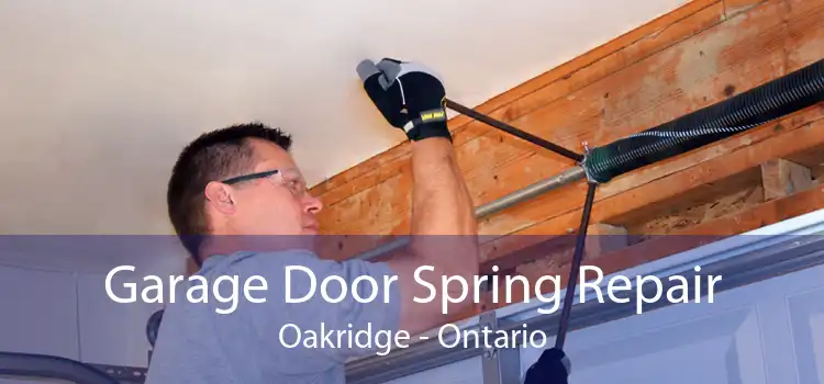 Garage Door Spring Repair Oakridge - Ontario