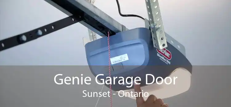 Genie Garage Door Sunset - Ontario