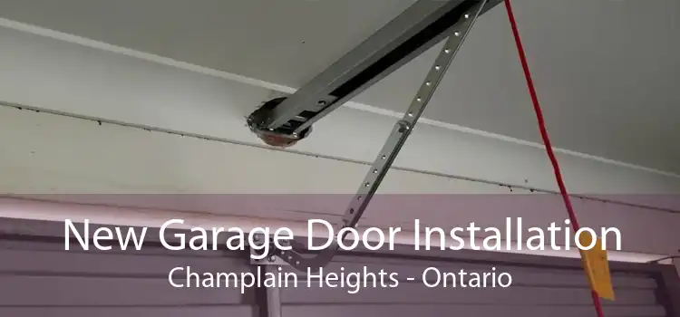 New Garage Door Installation Champlain Heights - Ontario