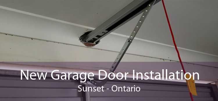 New Garage Door Installation Sunset - Ontario