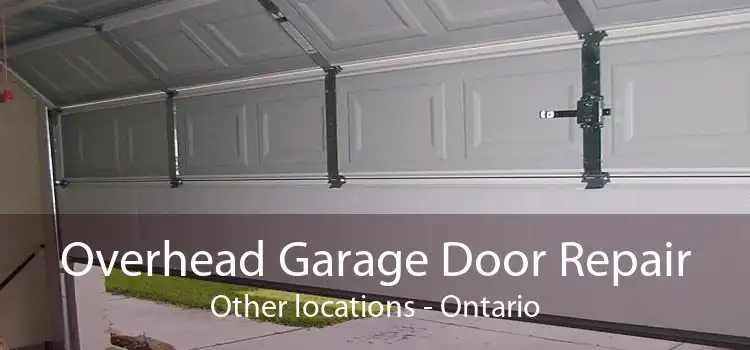 Overhead Garage Door Repair Other locations - Ontario