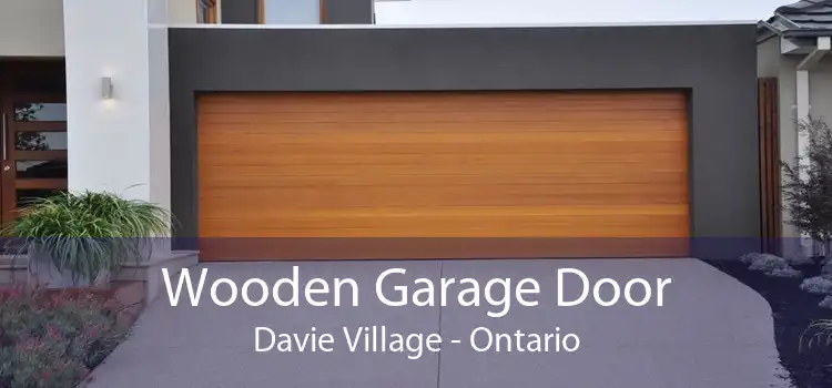 Wooden Garage Door Davie Village - Ontario