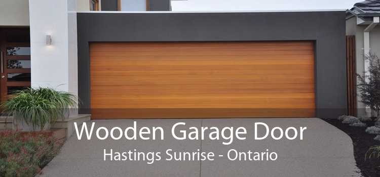 Wooden Garage Door Hastings Sunrise - Ontario
