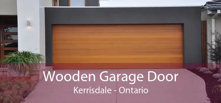 Wooden Garage Door Kerrisdale - Ontario