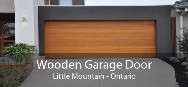 Wooden Garage Door Little Mountain - Ontario