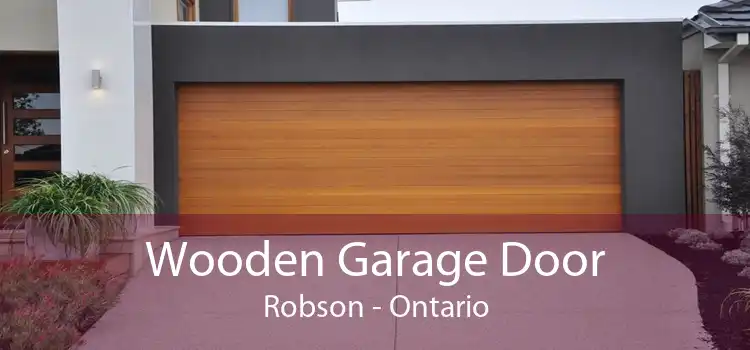 Wooden Garage Door Robson - Ontario