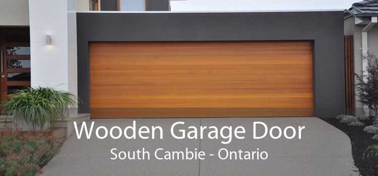 Wooden Garage Door South Cambie - Ontario