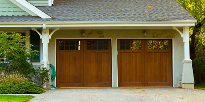double garage doors aluminum in English Bay